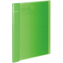 クリヤーブックα＜ノビータα＞（追加式）黄緑１０冊