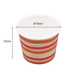 紙カップ PC-100F パティシエレッド 東罐興業