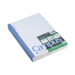 キャンパスノート６号（セミＢ５）Ｂ罫５０枚５冊組