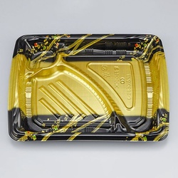 【廃番商品】シーピー化成 弁当容器 BFみくら8S-3 舞帯金 本体