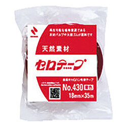 【廃番商品】ニチバン セロテ−プ着色赤4301T 18mm×35m 4301T18