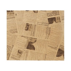 ヨーロピアンラッピングペーパー(茶) 300×450 大阪ポリエチレン販売