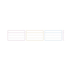 ミシン目入りラベルテープ　メモ罫