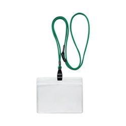 吊下げ名札　エコノミータイプ　１０個入　緑