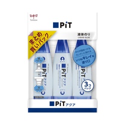 液体のり　アクアピット　１パック（３個入）