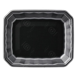 発泡トレー メガプレート20-24(30)平 エコ黒 エフピコ