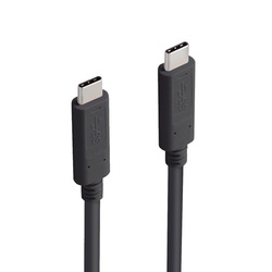 ＵＳＢ３．１（Ｇｅｎ１）Ｃ−Ｃ／認証品１．０ｍ／黒