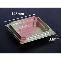 リスパック どんぶり容器 バイオデリカ 枠重 145B 本体 K-しきおり桃