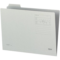 １／４カットフォルダー　第１見出し　Ａ４　灰１０枚