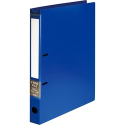 ２リングファイル　ワイド表紙　Ａ４縦　ブルー