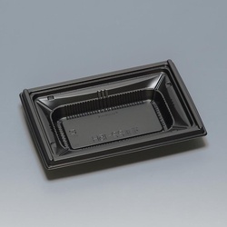 弁当容器 箱重22-15H 黒 福助工業