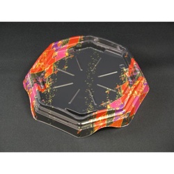 リスパック 寿司容器 魅せ盛 八角180B 八千代赤 本体