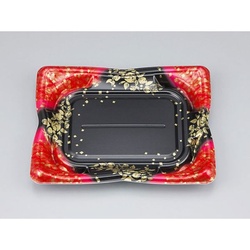 【廃番商品】シーピー化成 寿司容器 SF華皿23 冬山 本体