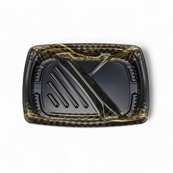 【廃番商品】シーピー化成 弁当容器 TNほうび8-2 いち紐黒 本体