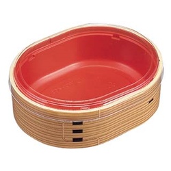 エフピコ 弁当容器 WU-405 透明蓋付 セット わっぱ