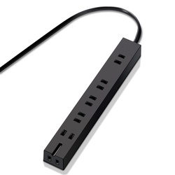 電源タップ　超強力磁石　６個口（内３ピン１）　３ｍ