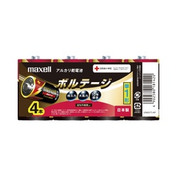 アルカリ乾電池　ボルテージ　単１　４本入