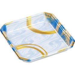 発泡トレー しゃぶしゃぶ1人浅(V) 円熟青 エフピコ