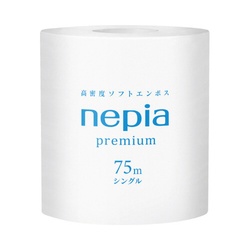 ネピアロール　シングル　７５ｍ　８０個　１ー４梱