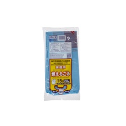 市町村ゴミ袋 神戸市指定 可燃 家庭用 15L 20P 手付 ジャパックス