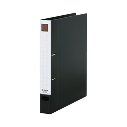 レバーリングファイル　Ｄタイプ黒／とじ厚２５ｍｍ