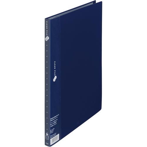 クリアーＦスーパーエコノミーＡ４縦　２０Ｐ紺１０冊