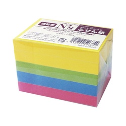Ｎ’ｓ強粘着ふせん　７５×２５　ビビッド　１０冊入