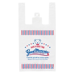 レジ袋 アメリカンジョイベアレジバッグ-M(100枚) ヘッズ