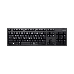 無線メンブレンフルキーボード　ブラック
