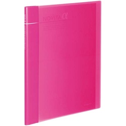 クリヤーブックα＜ノビータα＞（追加式）桃１０冊