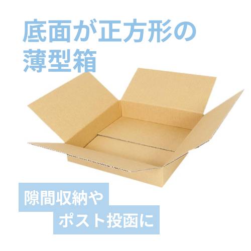 薄型】宅配80サイズ・ダンボール箱（300×300×60mm）アパレル向け