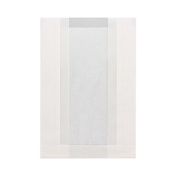 HEIKO NF(ノンフッ素)窓付耐油ガゼットパック 15-20.5 白無地 100枚/袋