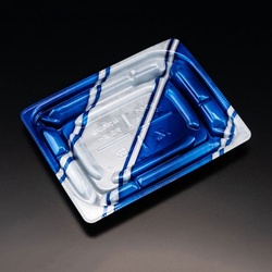 リスパック 弁当容器 バイオデリカ優枠15-11B 本体 K-ルネ青