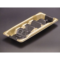 リスパック 寿司容器 魅せ巻 太4B ふで箔金 本体