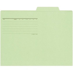個別フォルダーエコノミー　グリーン　５０枚×３
