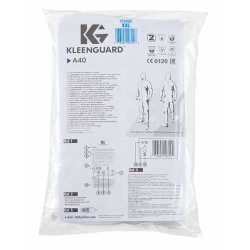 使い捨てエプロン クリーンガードA40ツナギ服XXLサイズ 日本製紙クレシア