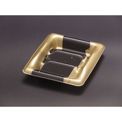 リスパック 寿司容器 魅せ巻 細1.5B ふで箔金 本体