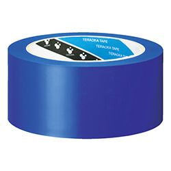 【廃番商品】ラインテープ50mm×20m　青　【ＴＥＲＡＯＫＡ ラインテープ ＮＯ．３４０ 青 ５０ｍｍＸ２０Ｍ】