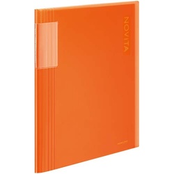 ノビータ　クリアカラー　Ａ４縦　４０Ｐ　橙１０冊