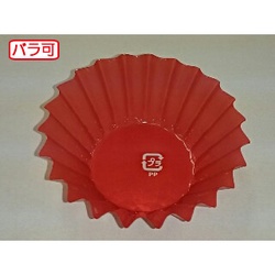 セイコー おかずカップ ラミケースOPP 6F ワインレッド 500枚