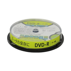 ＤＶＤ−Ｒデータ用　１６倍速　ＩＪ対応１０枚ＳＰ