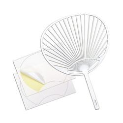 うちわ作り（タック付）