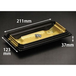 リスパック どんぶり容器 バイオデリカ 枠重 3-1B 本体 K-かづき金J10