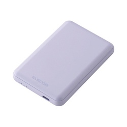 モバイルバッテリー　５０００ｍＡｈ　Ｃ×１　紫