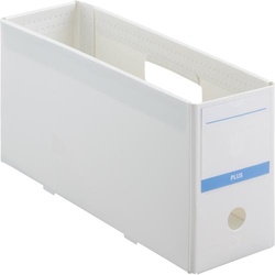 抗菌ＰＰボックスファイル　ハーフサイズ　ホワイト