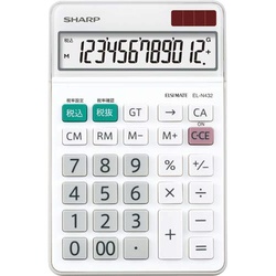 電卓　チルト　ナイスサイズ　ＥＬ−Ｎ４３２Ｘ