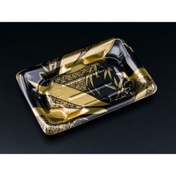 リスパック 刺身容器 わざ盛10B ささはく金 本体