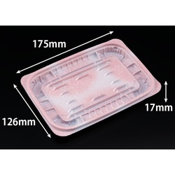 惣菜容器 バイオ ホットリデュー 325B K-ふく桃 リスパック