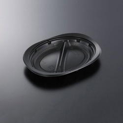 中央化学 惣菜容器 CT 街デリ ランチ DS24 BK 本体