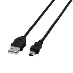ＵＳＢ２．０ケーブル　ｍｉｎｉＢ　１．５ｍ